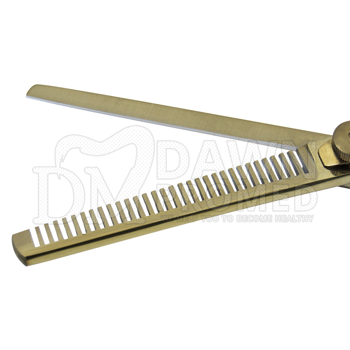 Professional 6.5 Inch Gold Hair Cutting Thinning Scissors Set for Barbers & Stylists
