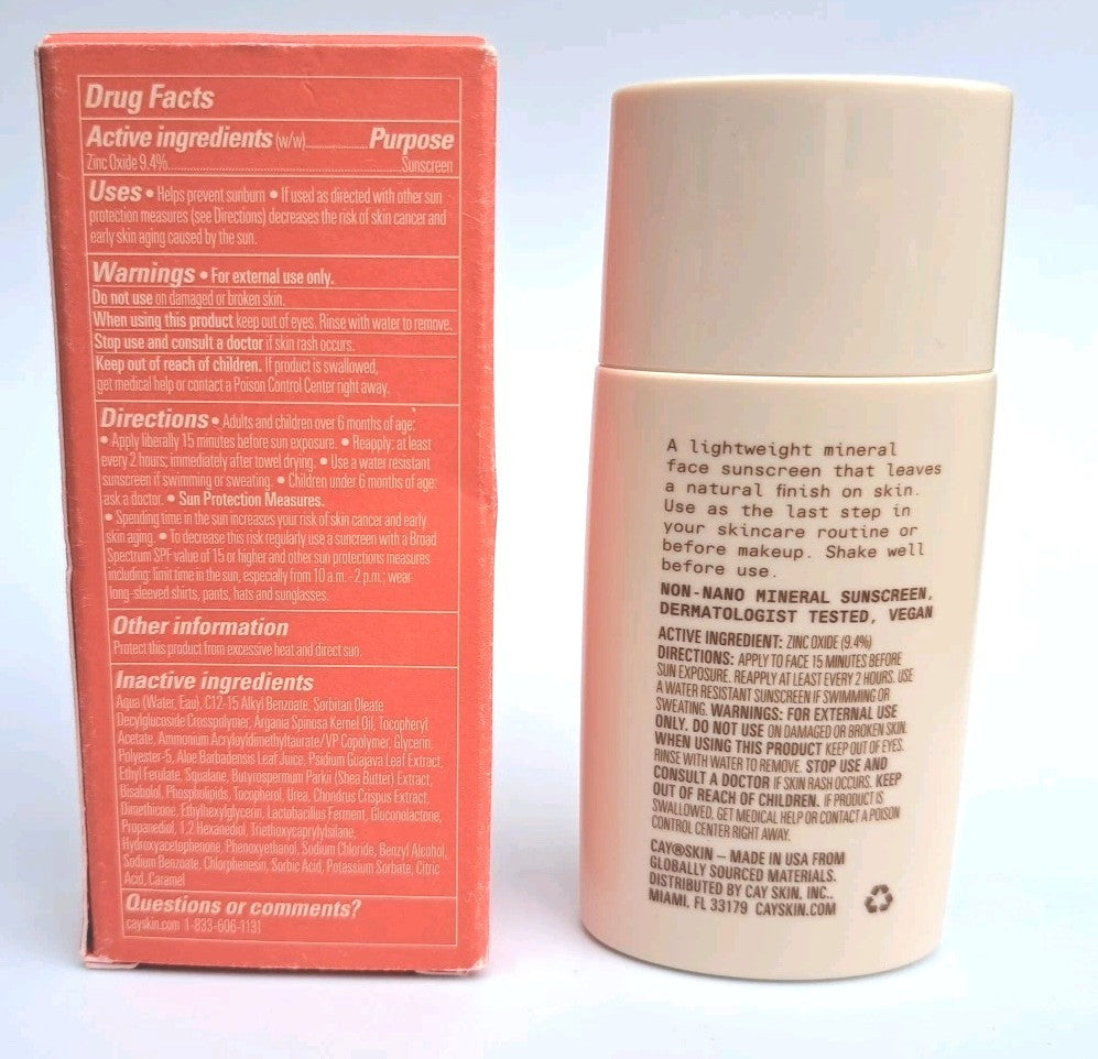 Mineral Face Sunscreen Drops SPF 30 - 1.7 oz, Broad Spectrum Sun Protection