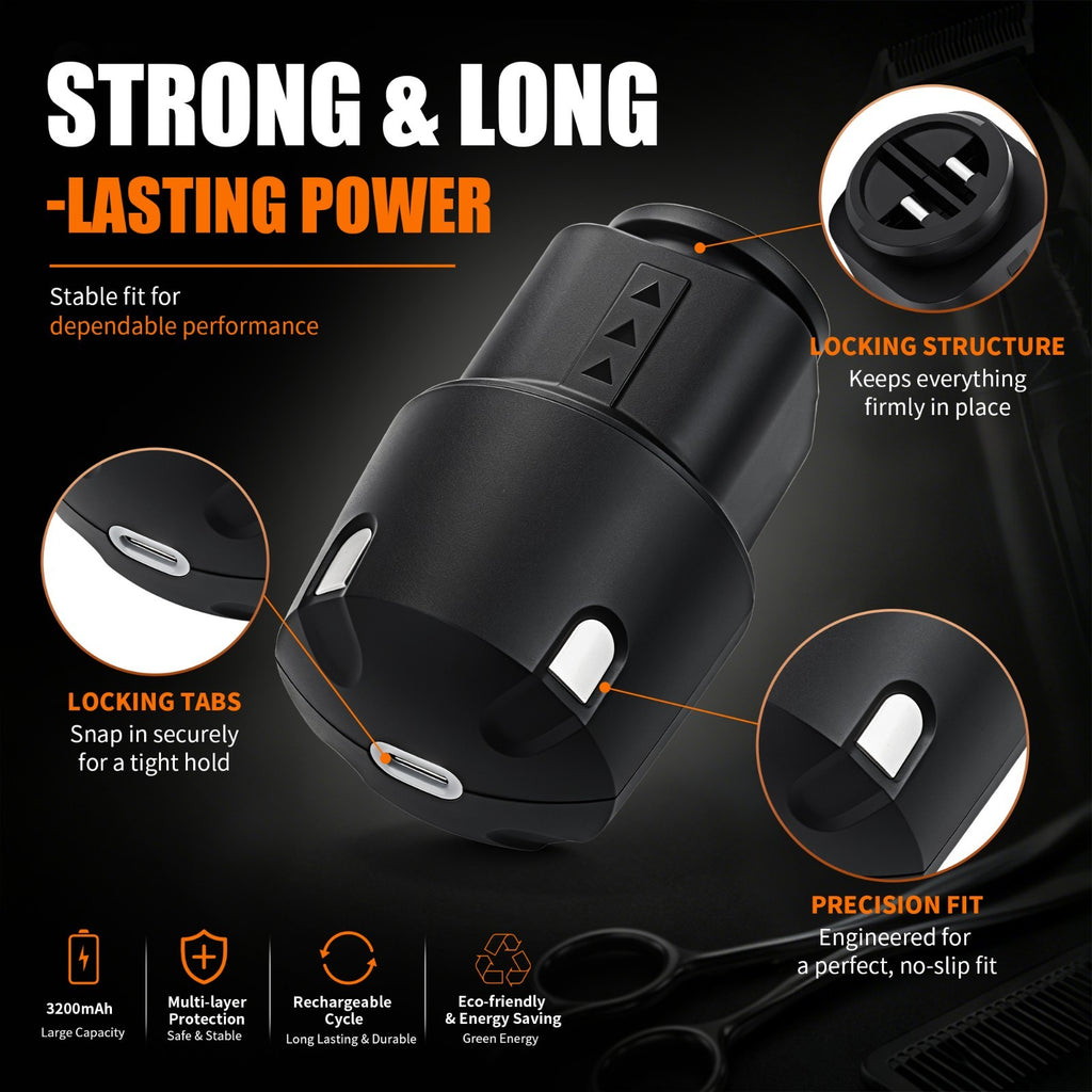 Replacement Battery for Andis PowerGroom Clippers 3200mAh Long-Lasting Power