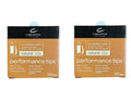 Nail Tips - Natural Performance Tips for Manicure - Pack of 50 Tips in Various Sizes