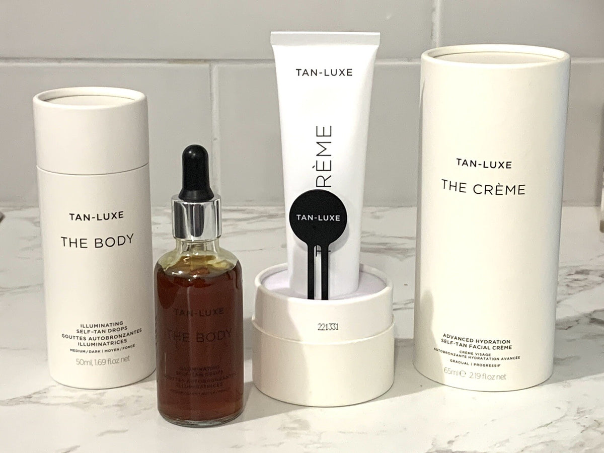 Self Tanner for Face and Body - Medium to Dark Gradual Tan Drops Set