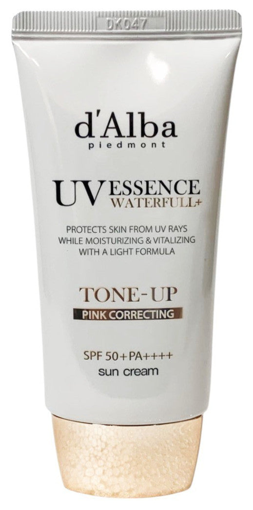 D'ALBA Waterfull UV Essence Sun Cream Pink Correcting SPF 50+ PA++++ - 50ml Duo Set