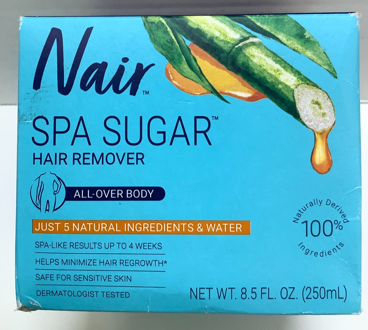 Sugar Hair Remover for Body - 8.5oz, Pack of 3, All-Over Hair Removal