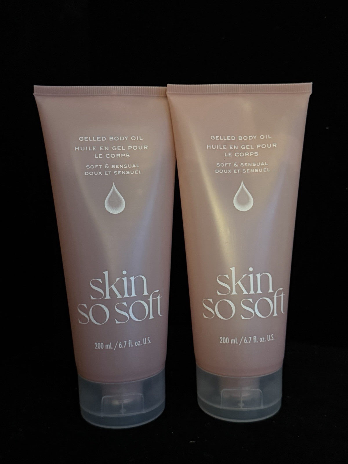 Gelled Body Oil Set with Travel Bottles & Holders - Moisturizing & Fragrant