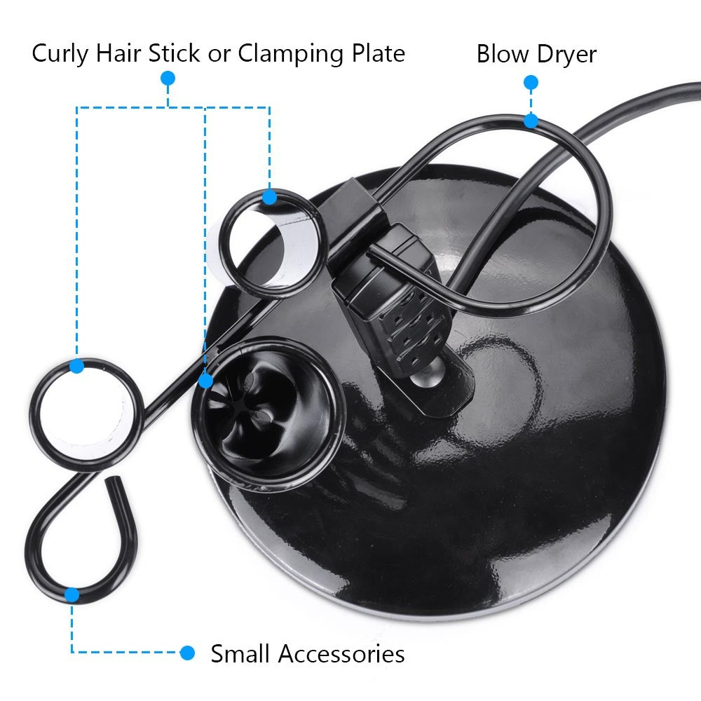 Plastic Hair Dryer Holder Stand Salon Organizer for Hair Tools & Accessories