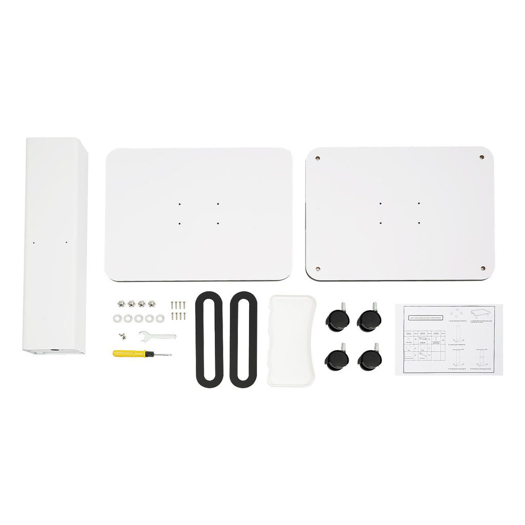 Salon Trolley Cart White ABS Beauty Organizer with Wheels