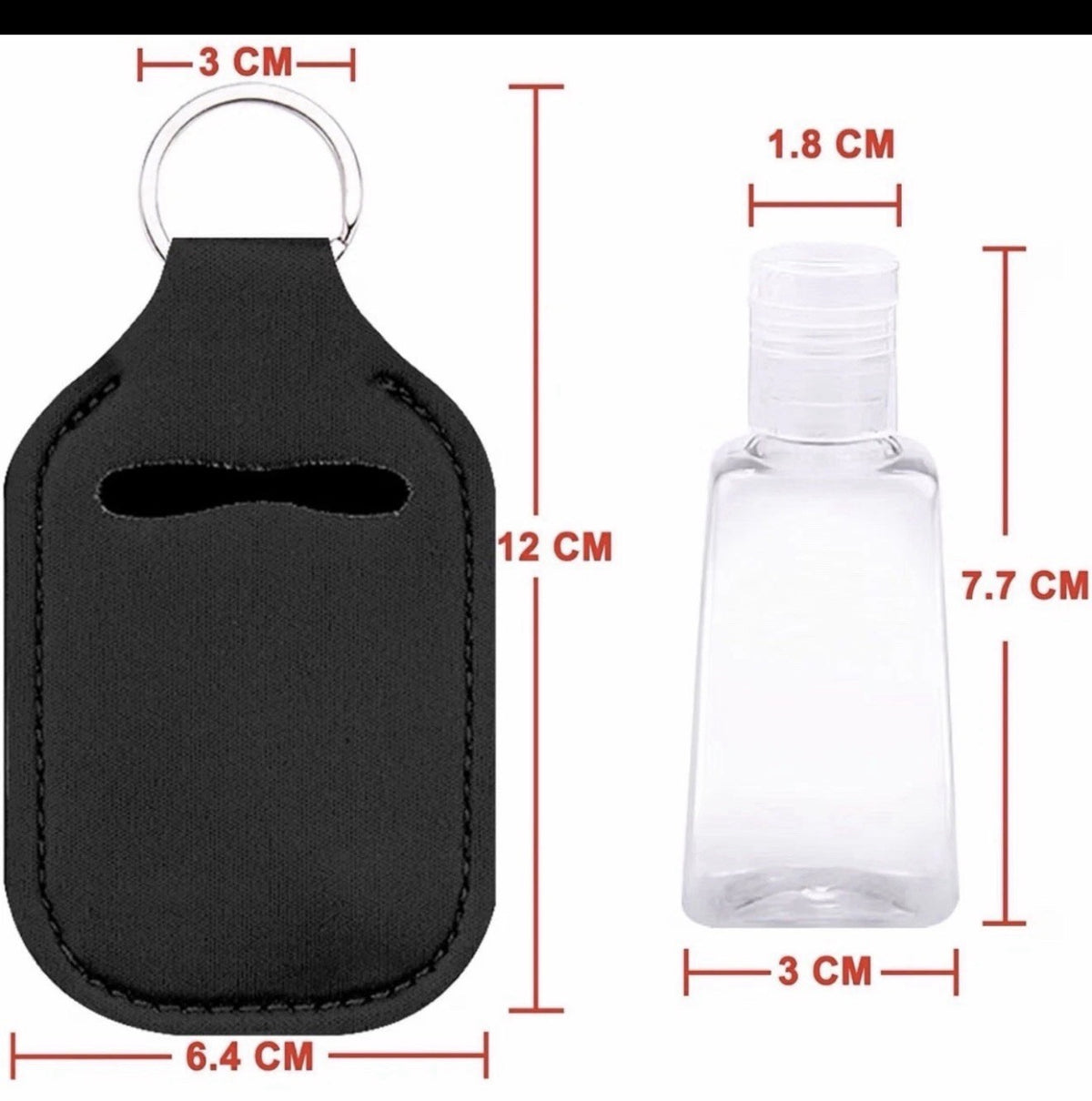 Gelled Body Oil Set with Travel Bottles & Holders - Moisturizing & Fragrant