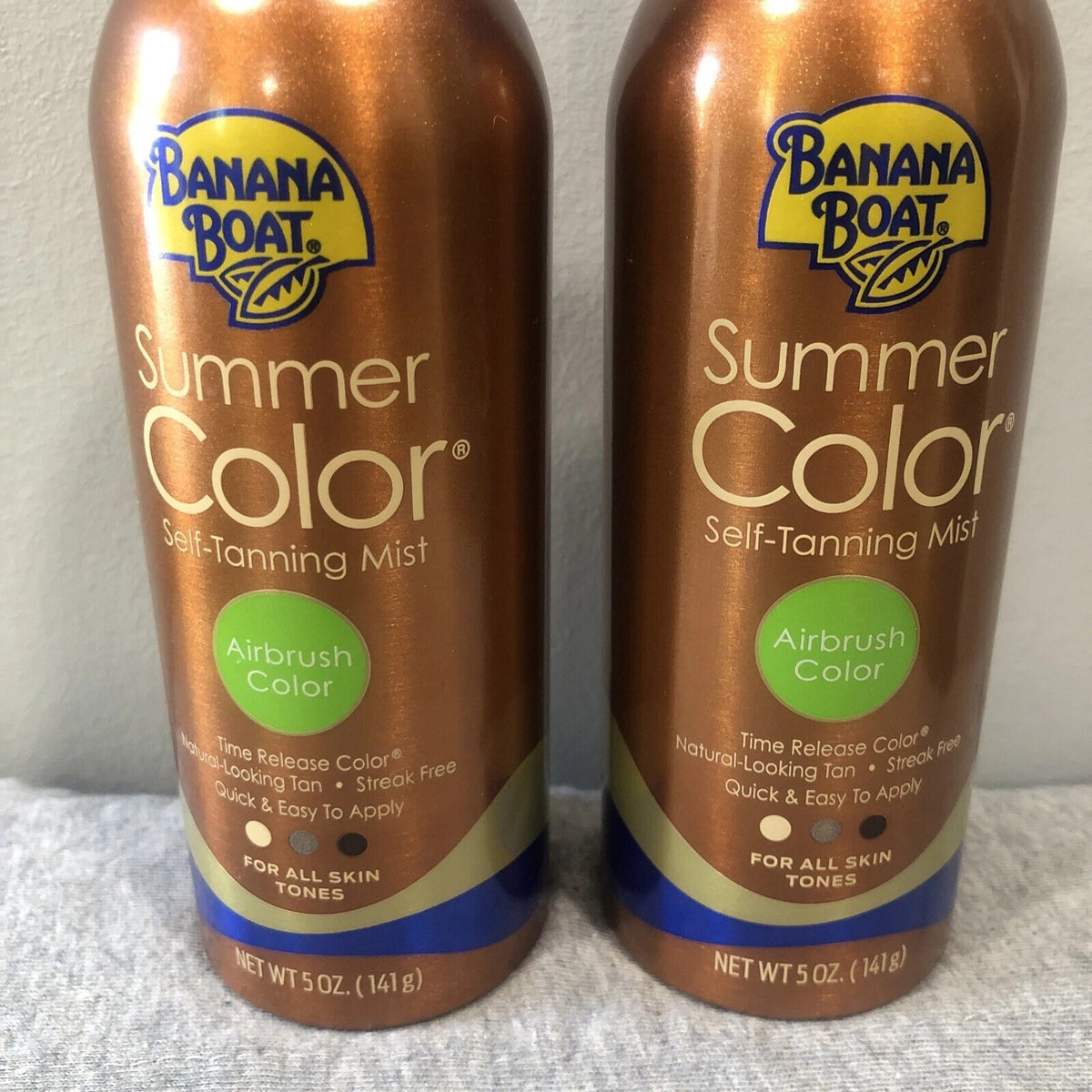 Self-Tanning Mist Set - All Skin Tones, 2 x 5oz Bottles for Sunless Tan