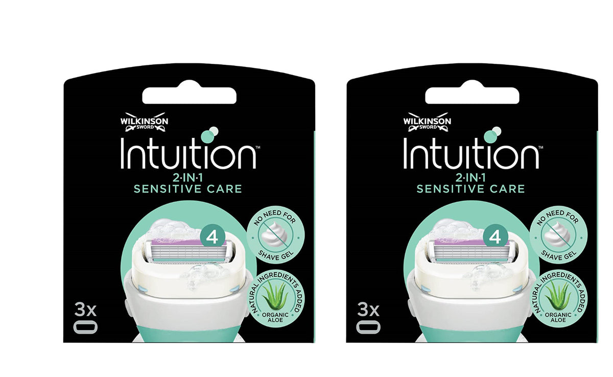 Wilkinson Sword Schick Intuition Sensitive Razor Blades - 3 Cartridges Pack