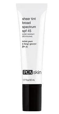 SPF 45 Broad Spectrum Sunscreen with Tint - Water Resistant & Antioxidant Boost