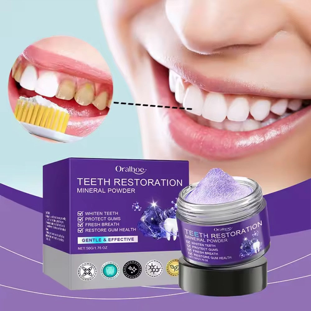 Powder Natural Mineral Toothpaste for Brightening & Fresh Breath 50g