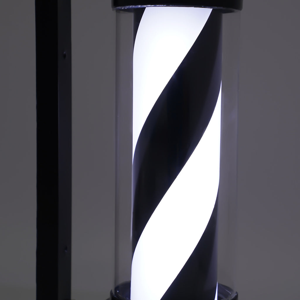 LED Rotating Barber Pole Light Wall Sign for Hair Salon Shop Decor