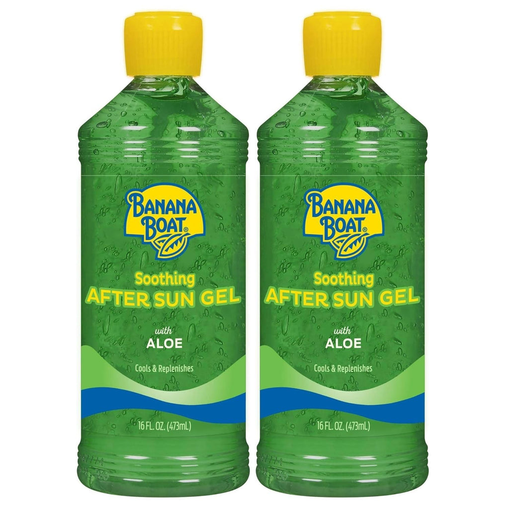 Aloe Vera Gel for Sunburn Relief 32 oz Twin Pack - Soothing After Sun Care
