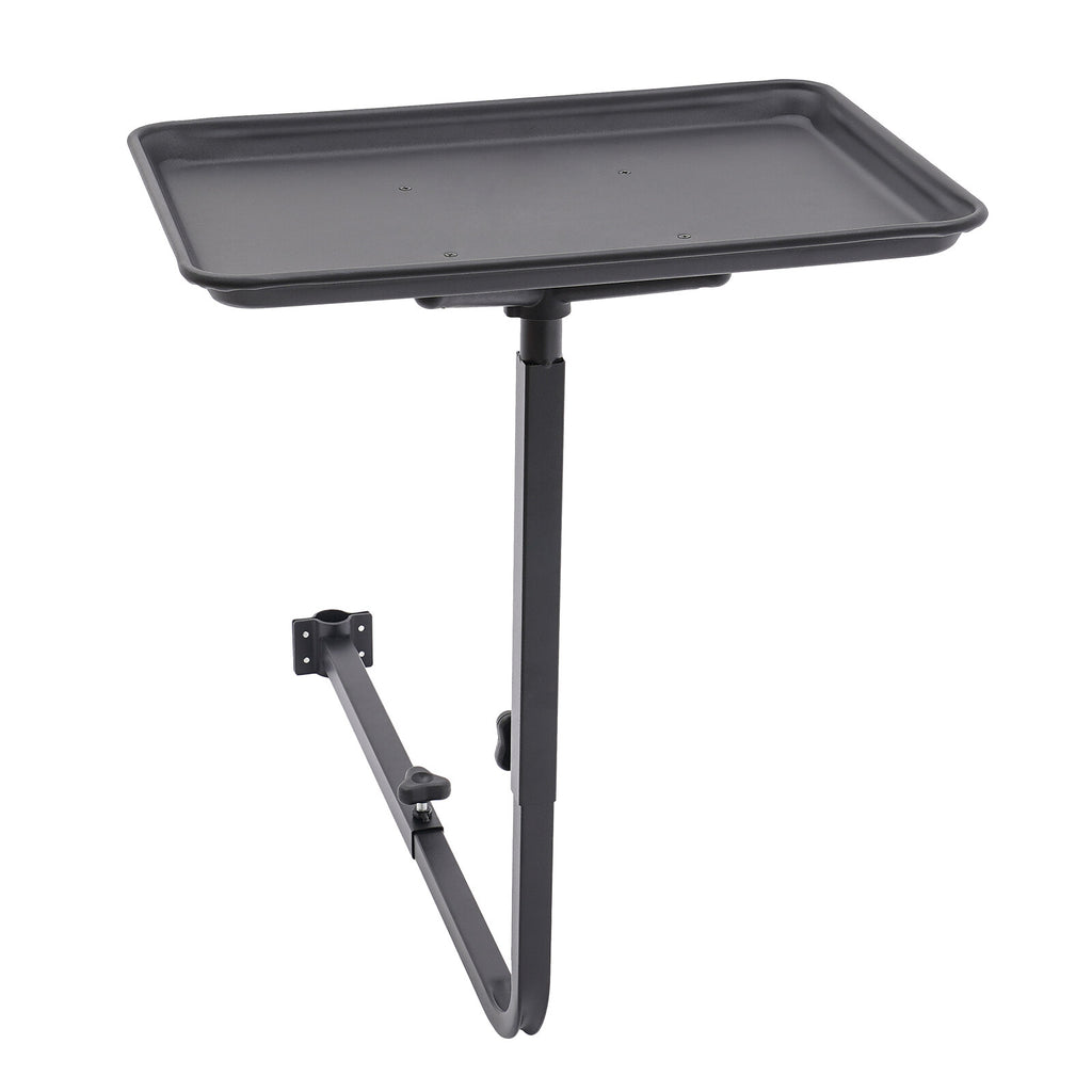 Salon Chair Mounting Tray with Adjustable 360° Rotatable Bracket for Hairdressing