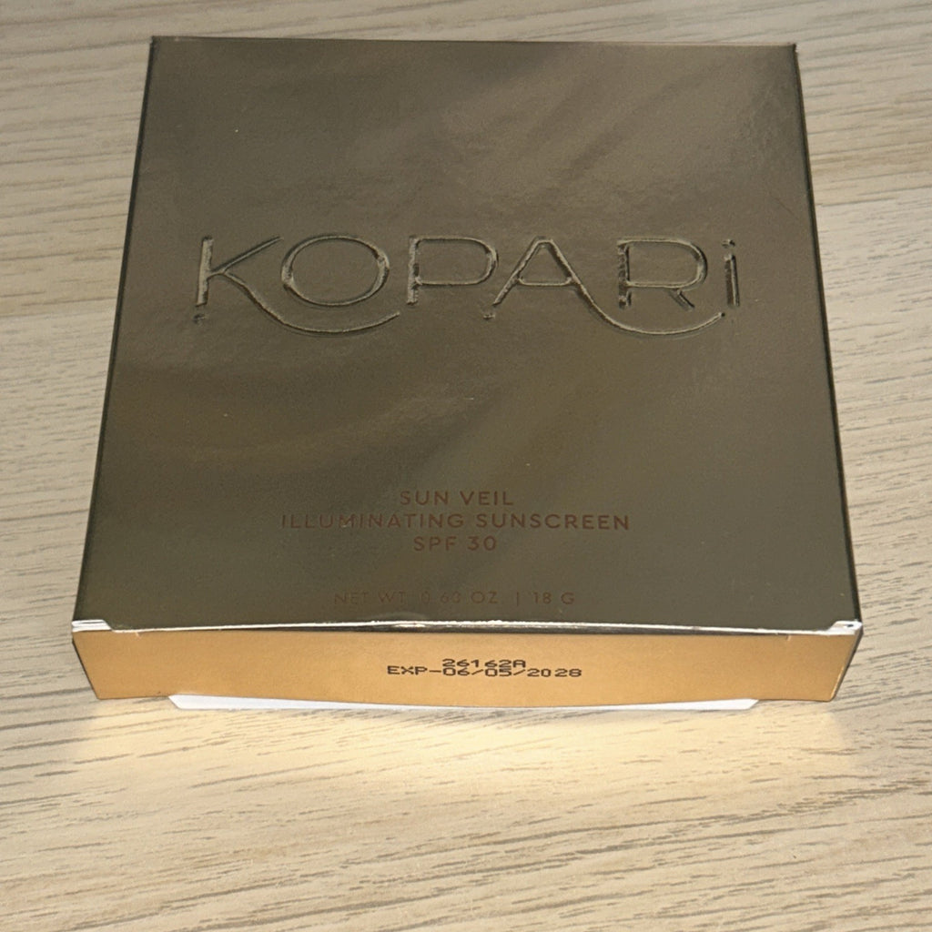 Sun Veil SPF 30 Illuminating Sunscreen by Kopari - Broad Spectrum, Exp 2028