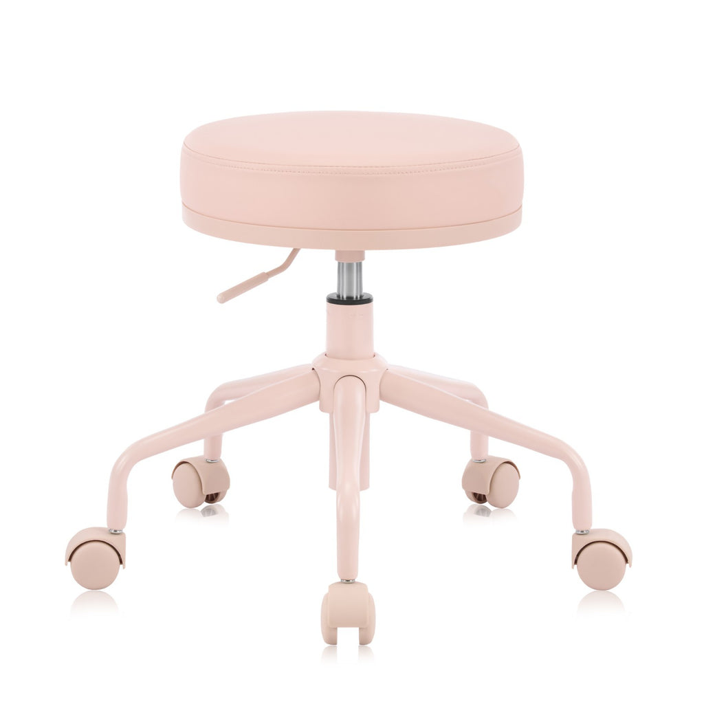 Medical Office Stool - Adjustable Seat, Padded Comfort, Water-Resistant PU Vinyl