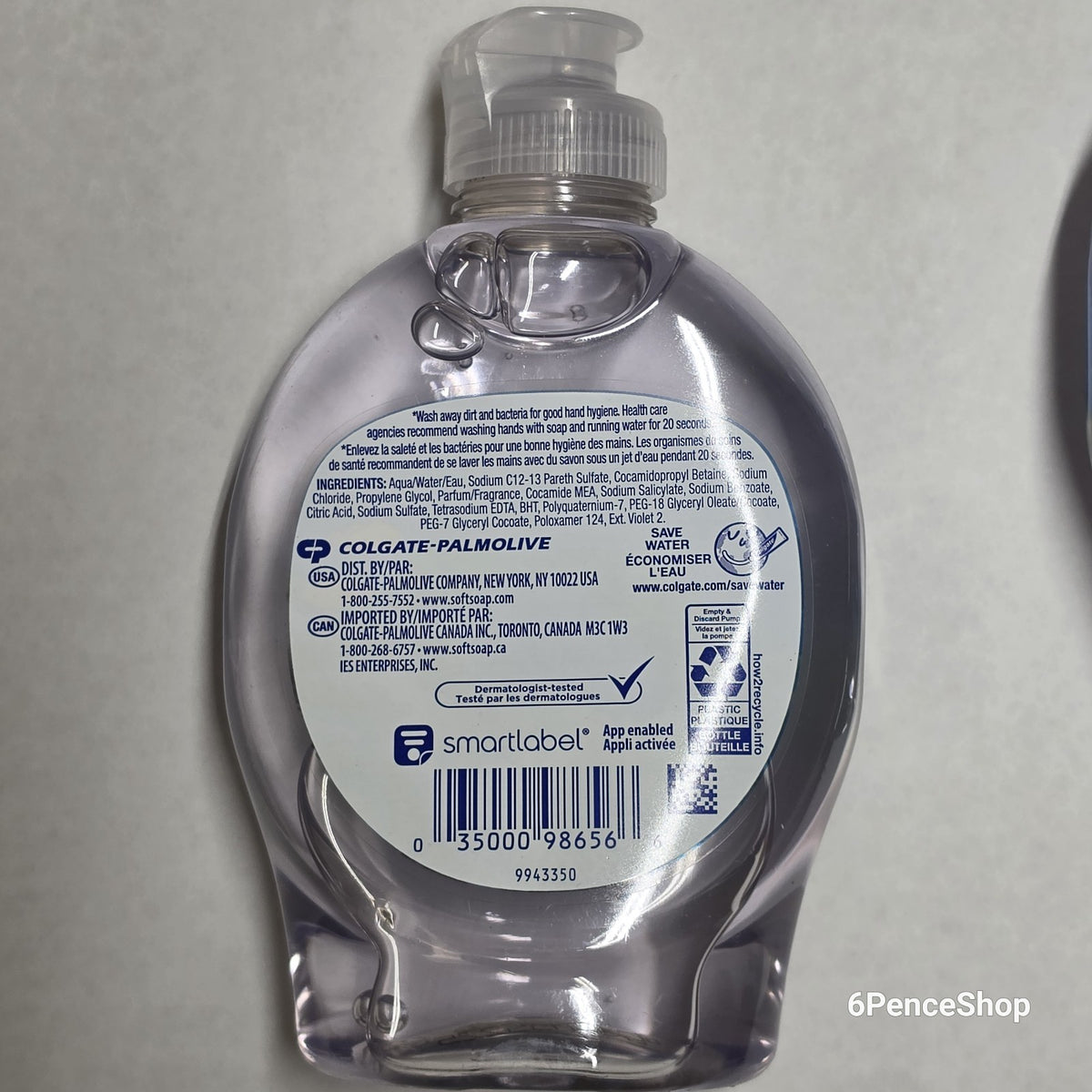 Liquid Hand Soap with Moisturizing Formula - 6 Bottles 7.5 Oz
