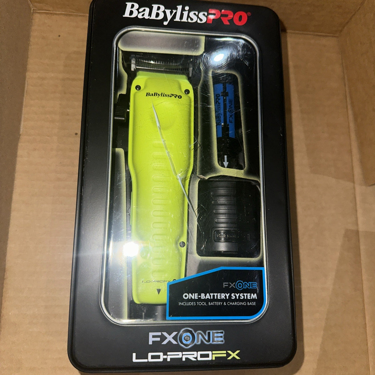 BaBylissPRO FX829NY FX1 Lo-ProFX Neon Yellow Hair Clipper - Limited Edition