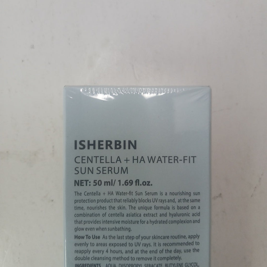 Centella and Hyaluronic Acid Water-Fit Sun Serum SPF 50+ PA++++ 6/2030 Exp