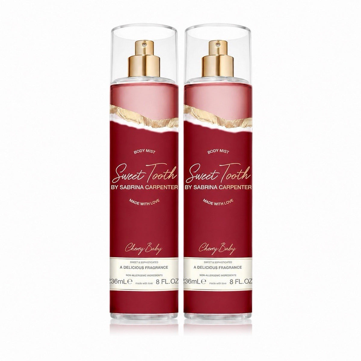 Women’s Cherry Body Spray - Sabrina Carpenter Perfume 8oz 2 Pack