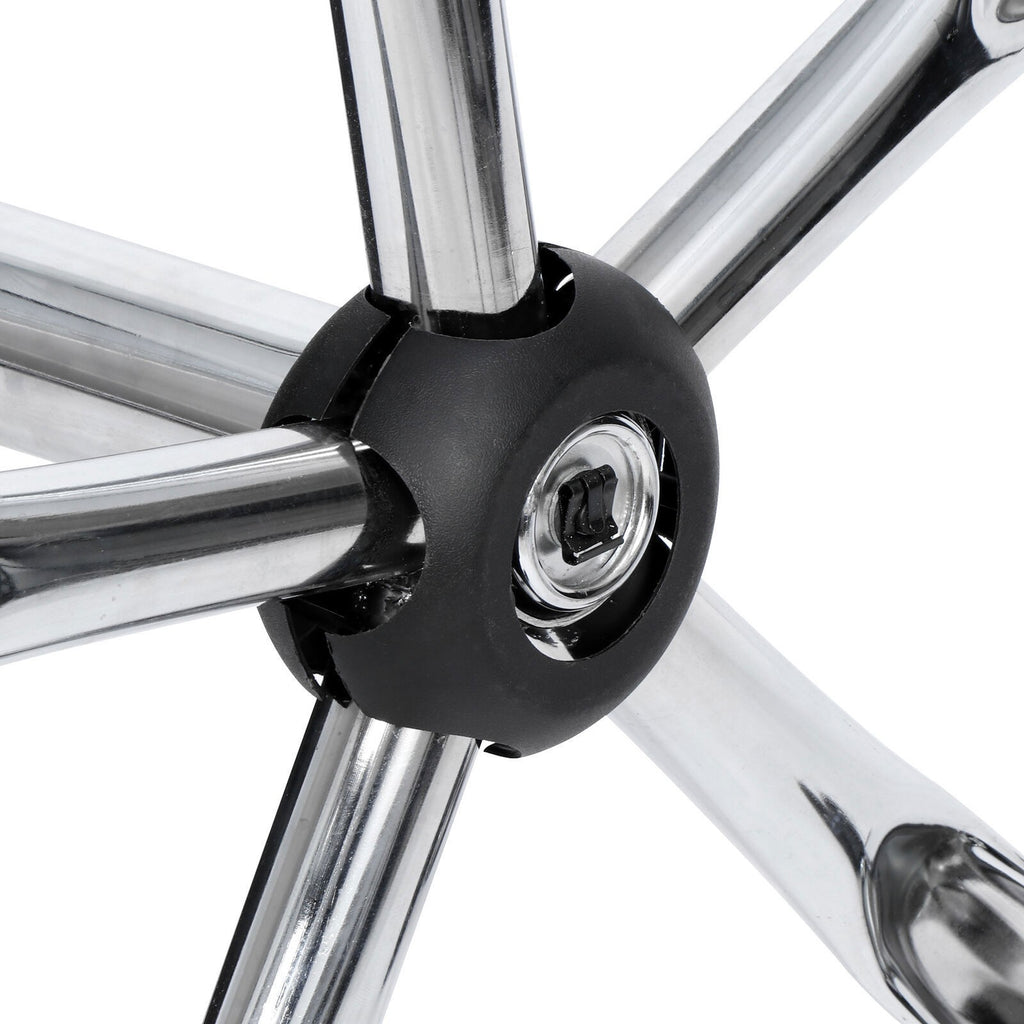 Adjustable Drafting Stool with Wheels Black - Multi-Purpose Salon & Office Chair