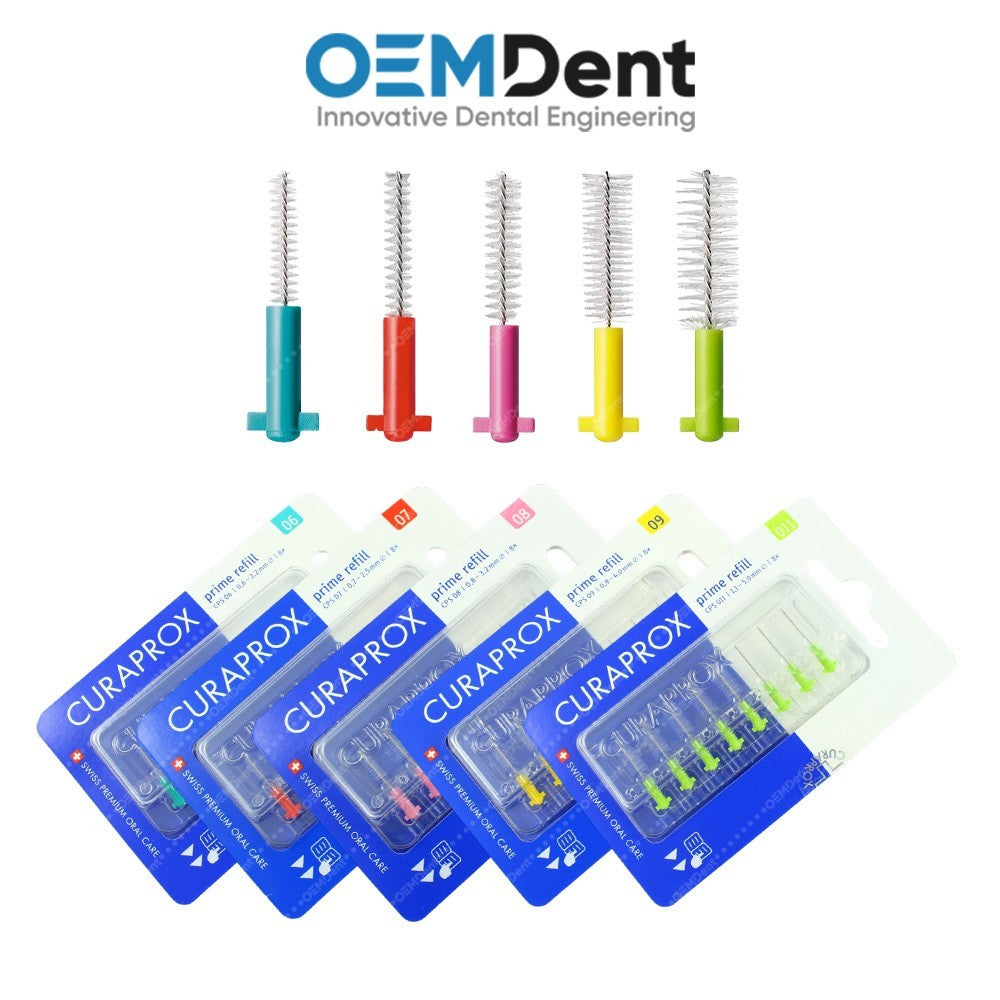 Interdental Brush Refills 8 Pack Multiple Sizes Dental Care