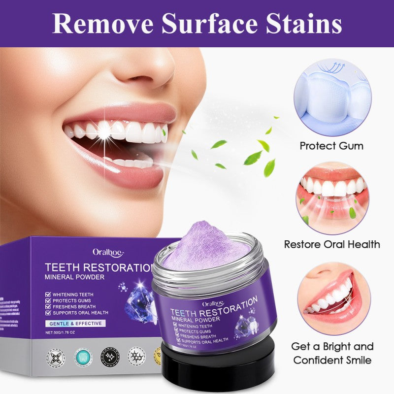 Powder Natural Mineral Toothpaste for Brightening & Fresh Breath 50g