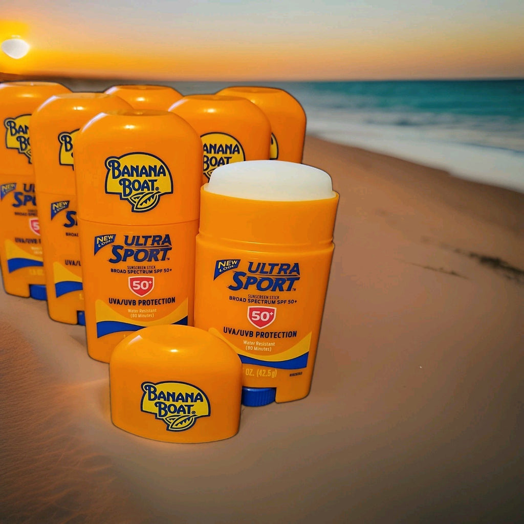 Sun Protection Sunscreen Stick SPF 50+ Pack of 6 Water-Resistant Outdoor Sunblock