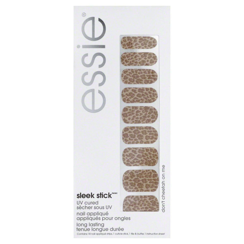 Essie Nail Stickers #110 Don't Cheetah On Me - Long Lasting UV Cured Manicure Accessories