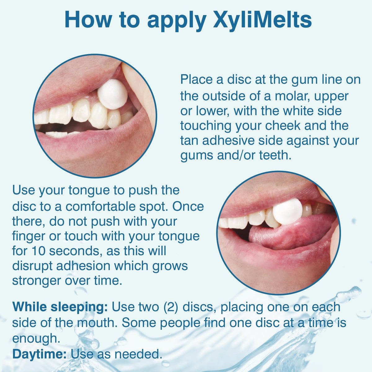 XyliMelts Oral Discs for Dry Mouth Relief - 230 Count, Mint Flavor