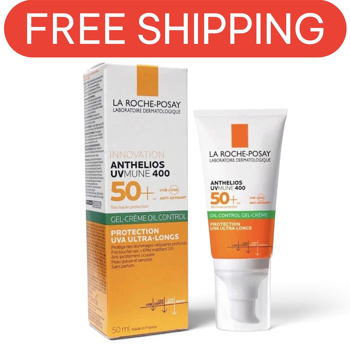 SPF50+ Oil Control Sunscreen with UVA Protection - 50ml, Broad Spectrum