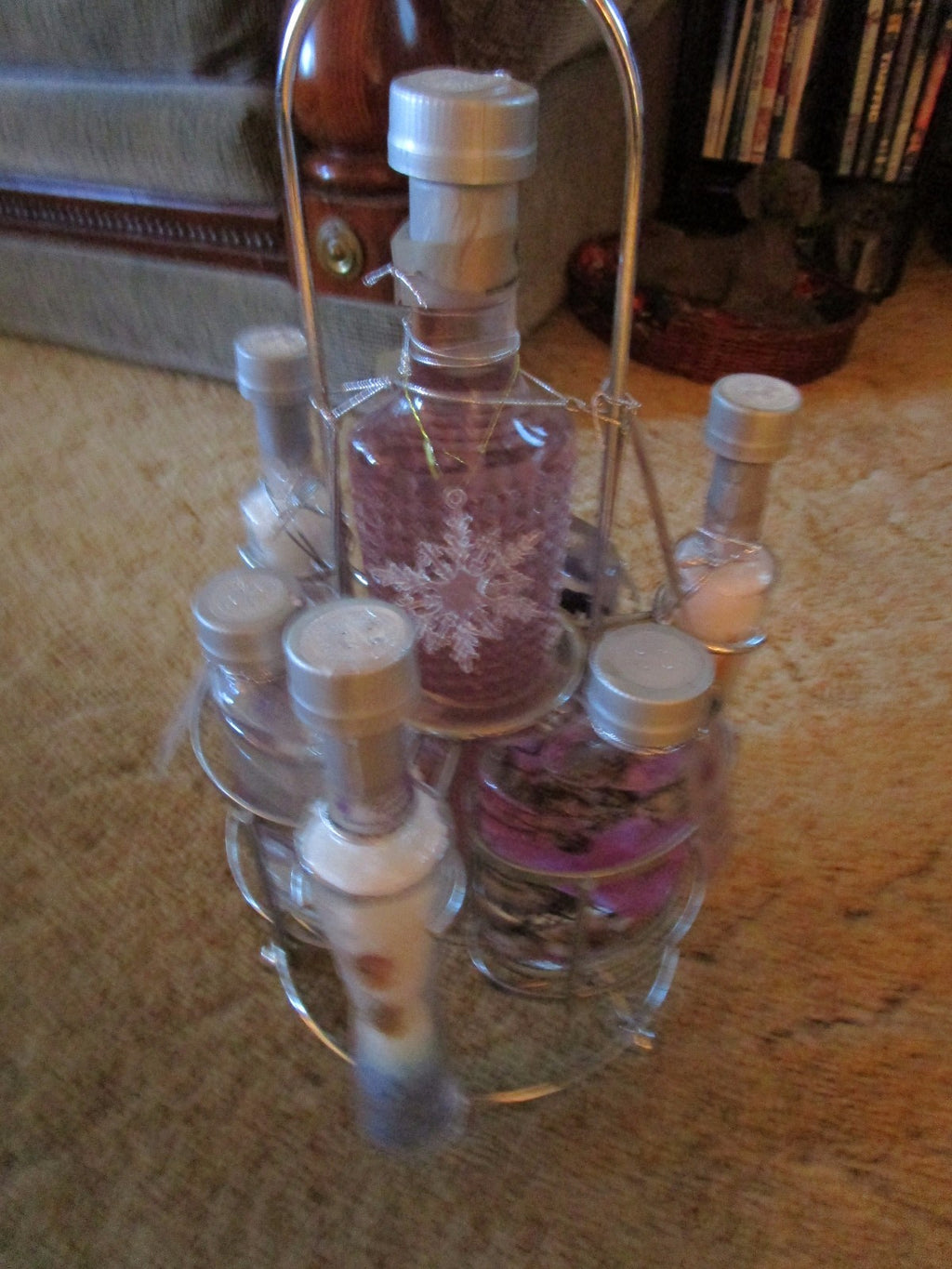 Luxury Bath Salts & Body Oil Gift Set - Fleur Spa Collection, Large