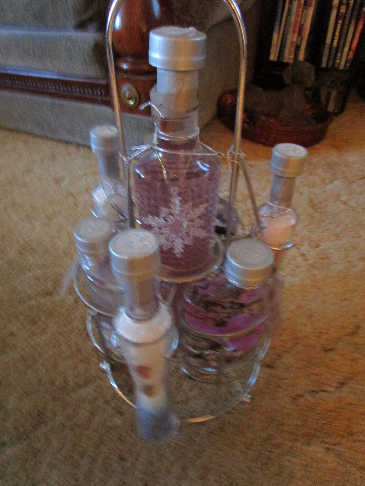 Luxury Bath Salts & Body Oil Gift Set - Fleur Spa Collection, Large