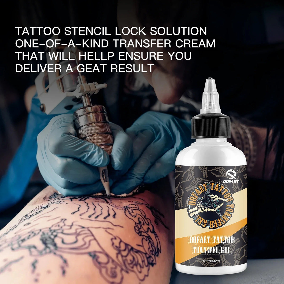 Tattoo Transfer Gel for Stencil Transfer – Professional Tools