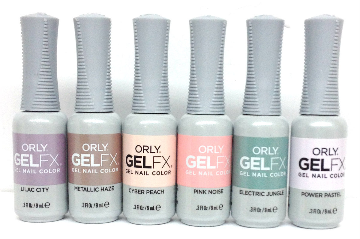 ORLY Gel FX Pastel City Holiday 2017 Nail Polish Set - 6 Colors