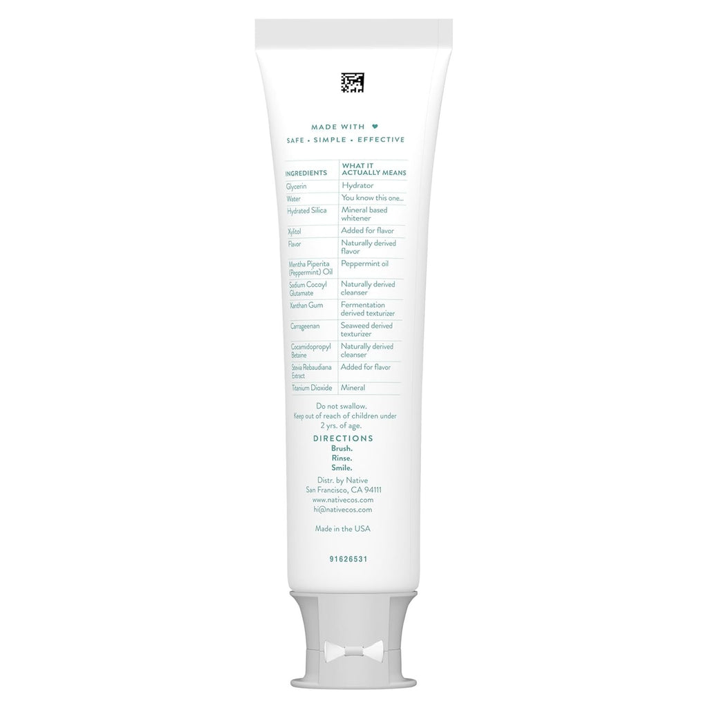 Fluoride-Free Whitening Toothpaste for Adults & Kids 2+ - Wild Mint 3-Pack
