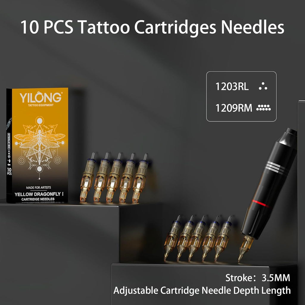 Wireless Tattoo Gun Kit for Beginners — Rotary Pen Machine Complete