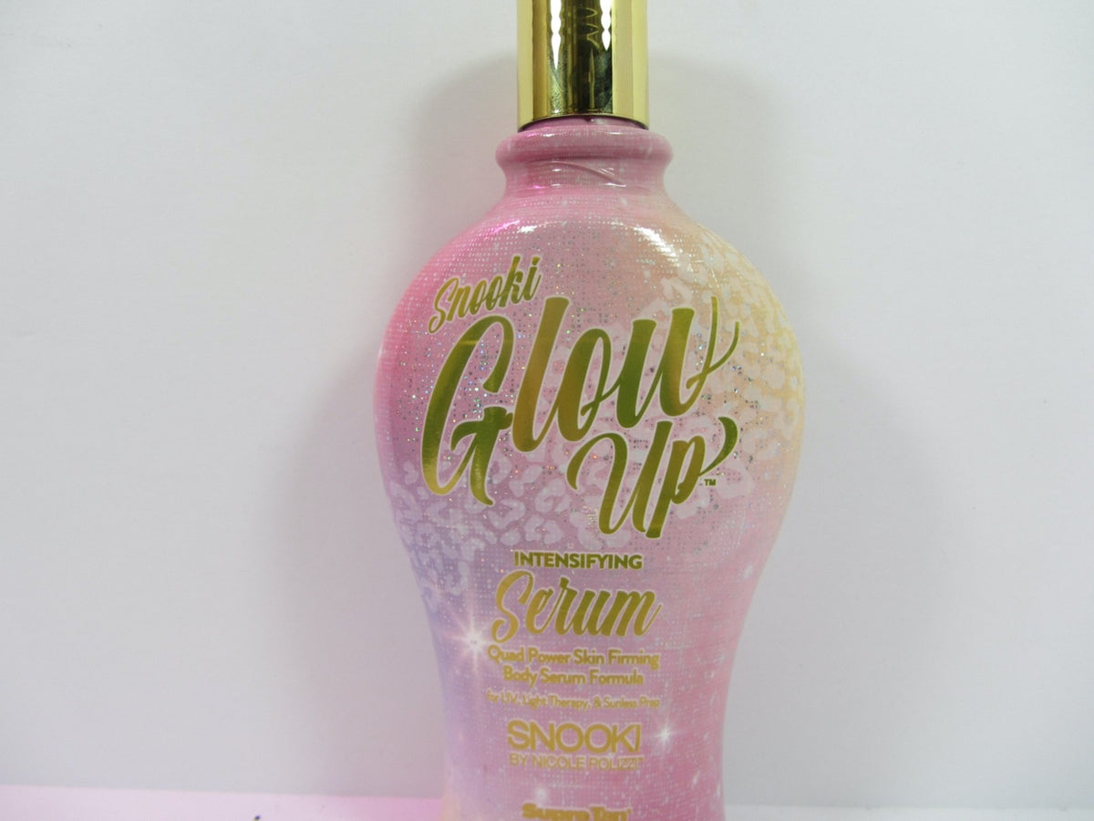 Snooki Glow Up Tanning Serum with Quad Firming & Melanin Boost, Sunless & UV Prep