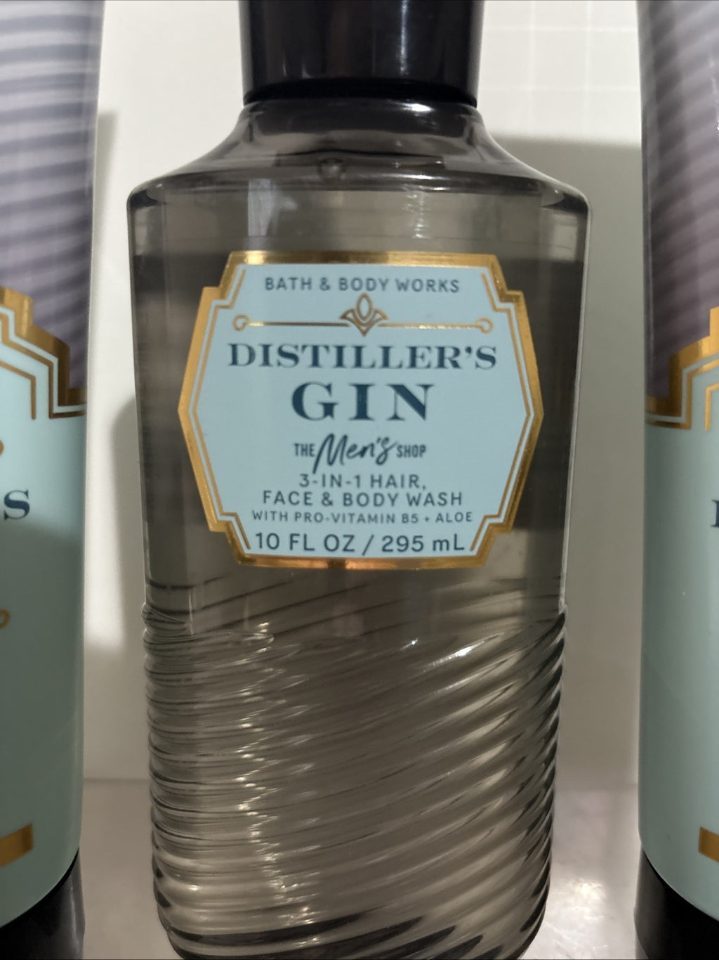 Men's Body Wash & Body Cream Set - Distiller's Gin Scent, 8oz & 10oz