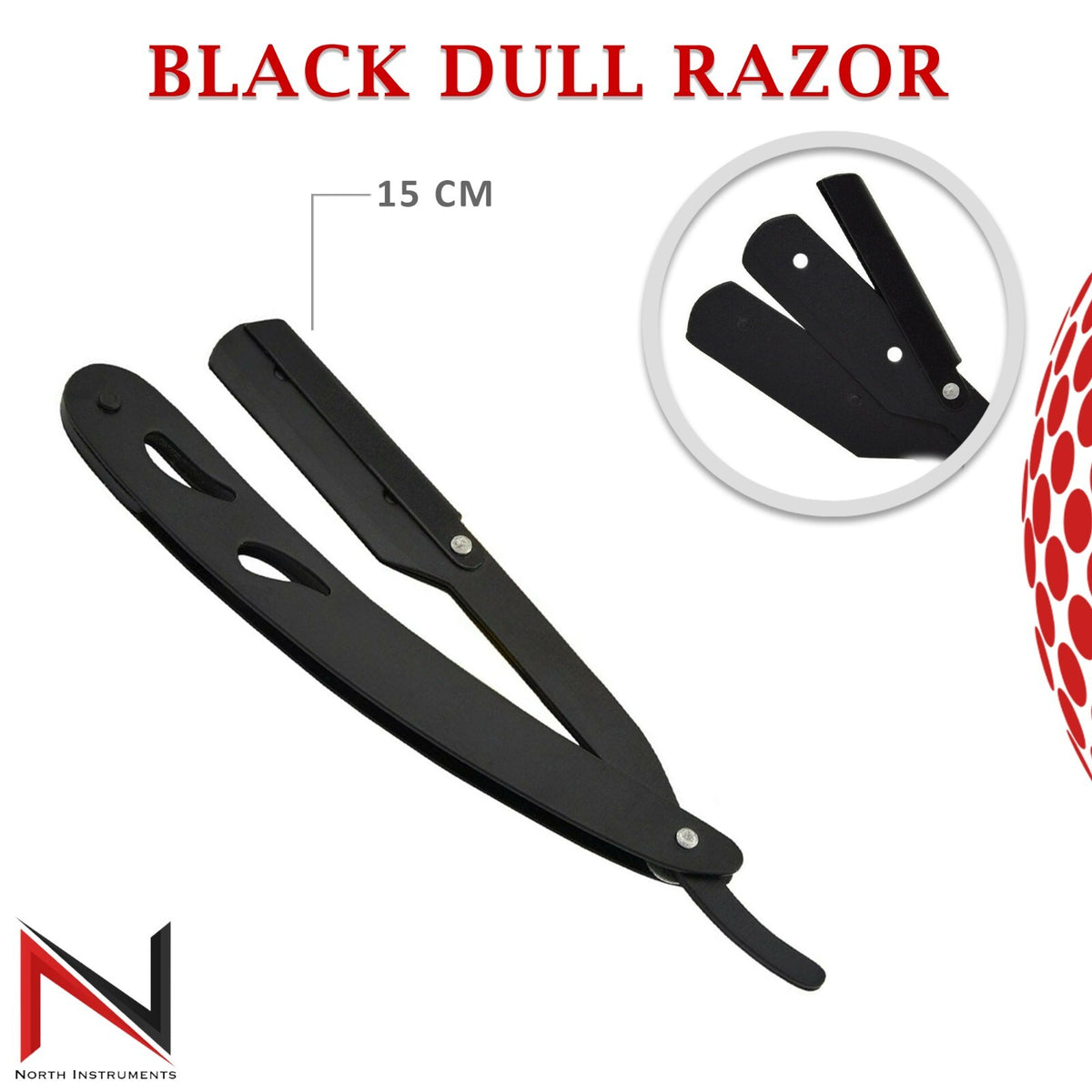 Professional Hair Cutting Thinning Scissors & Razor Set for Barbershop