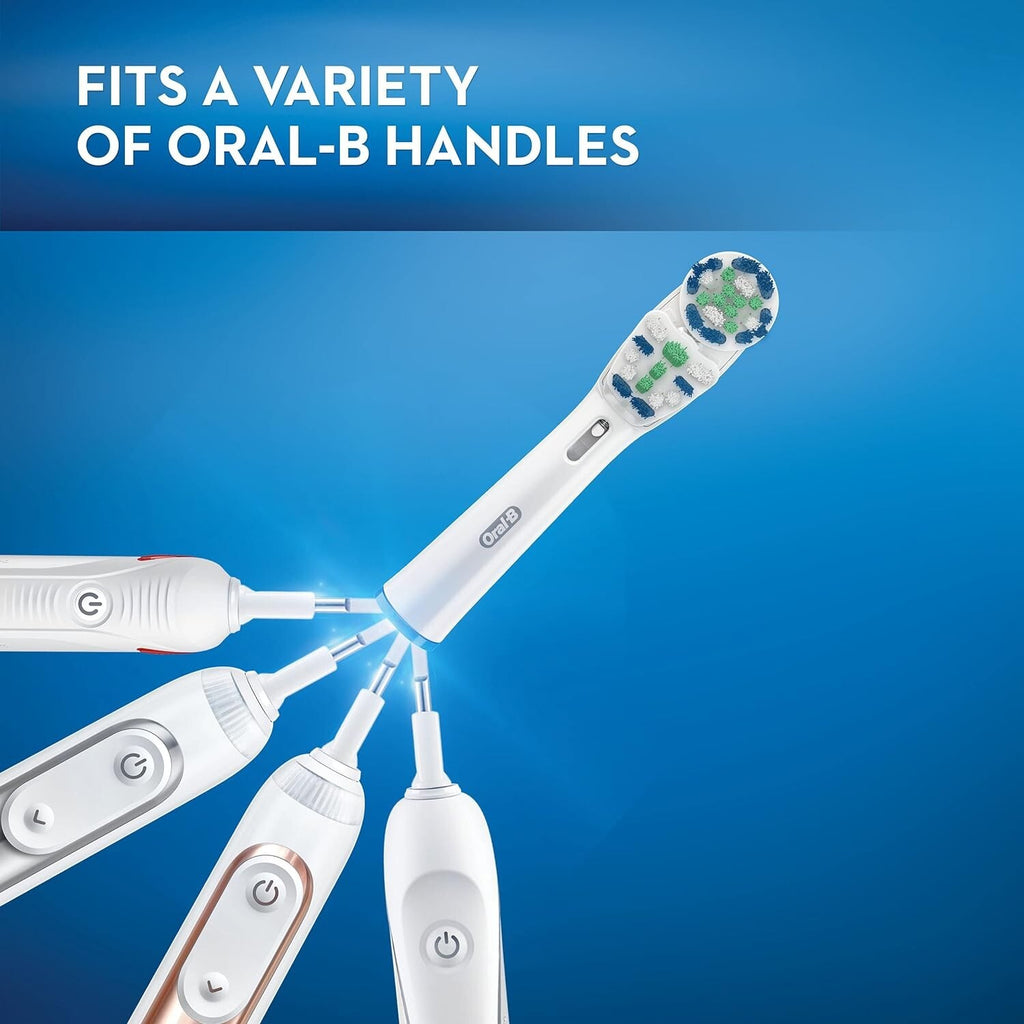 Electric Toothbrush Replacement Heads Dual Clean 3 Pack for Oral-B Handles