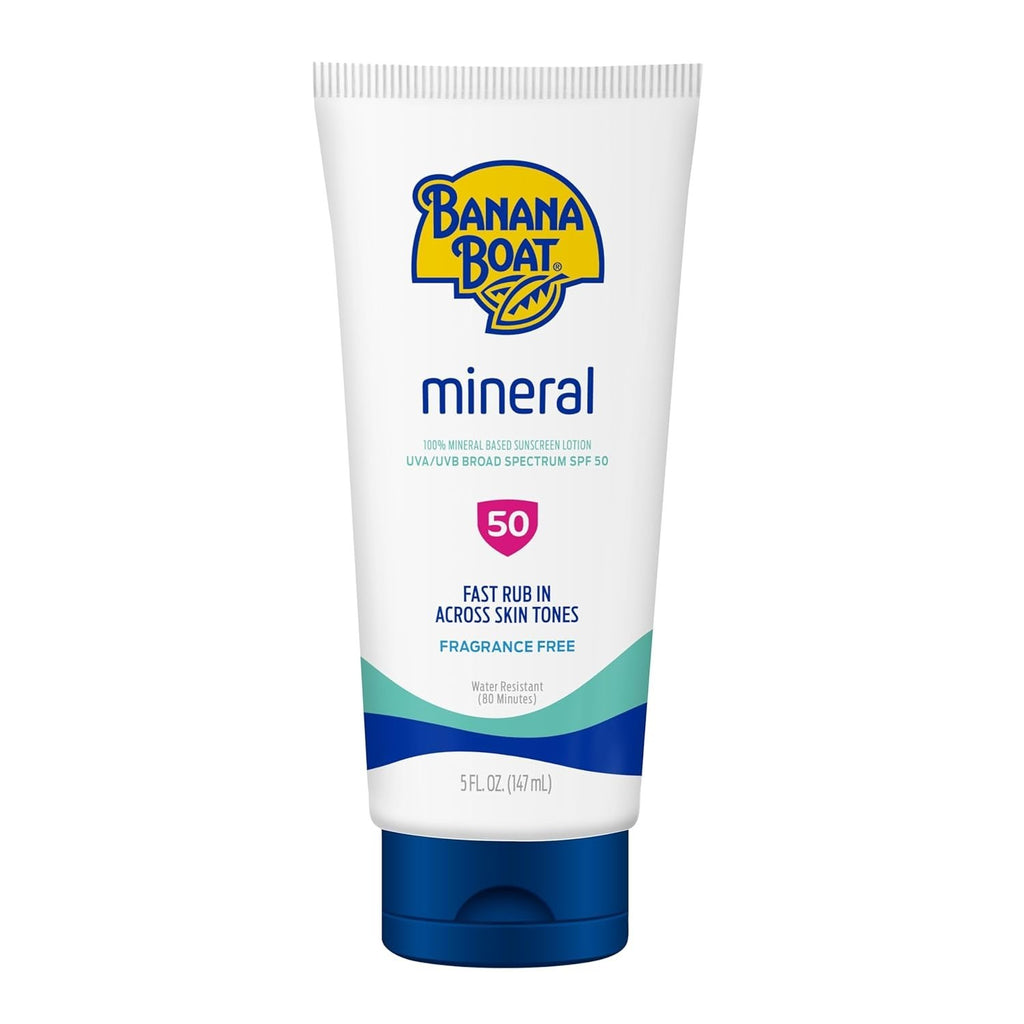 Mineral SPF 50 Sunscreen Lotion - Broad Spectrum, 6 Pack, 5oz Each