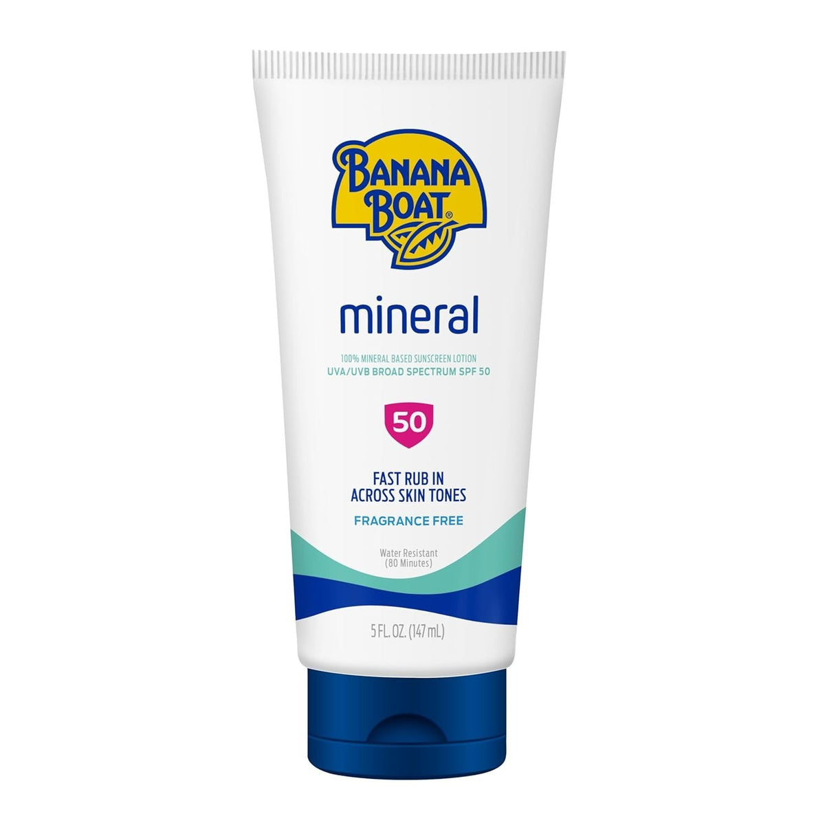 Mineral SPF 50 Sunscreen Lotion - Broad Spectrum, 6 Pack, 5oz Each