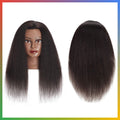 Professional Mannequin Head with 100% Real Hair - 16 Inch Afro Styling Practice