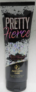 Australian Gold Pretty Fierce Dark Bronzer Tanning Lotion with Tattoo Protection 8.5oz