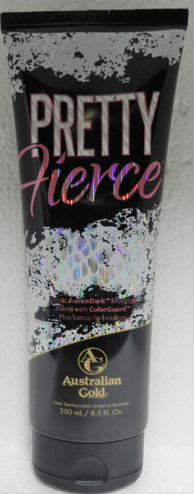 Australian Gold Pretty Fierce Dark Bronzer Tanning Lotion with Tattoo Protection 8.5oz