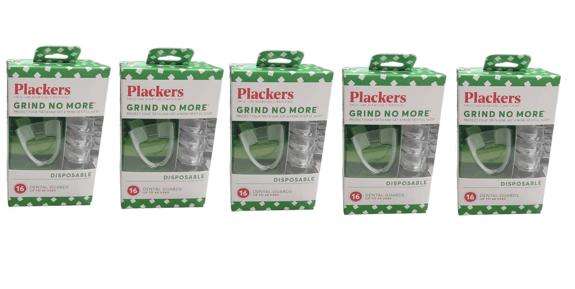 5-Pack Disposable Dental Night Guards for Teeth Grinding - Protect & Sleep Better
