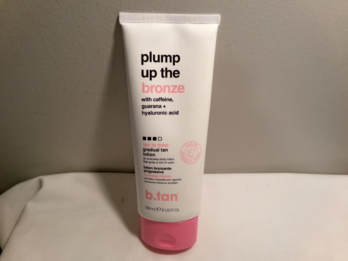 b. Tan Plump Up the Bronze Tan Lotion - Gradual Self-Tanning, 8 oz