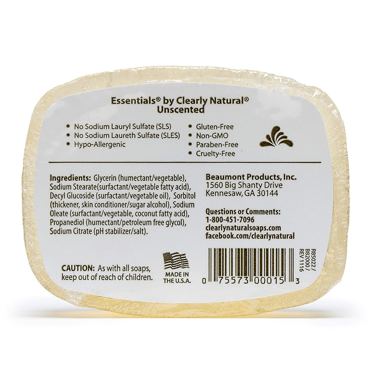 Glycerin Bar Soap Unscented 4oz Pack of 12 for Hydrating Skin
