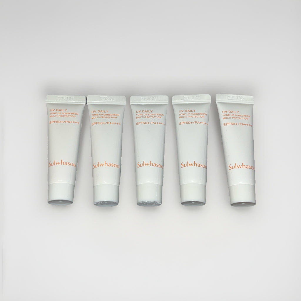 Sulwhasoo UV Daily Tone Up Sunscreen SPF 50+ PA++++ Pack of 5 - Travel Size